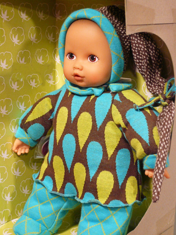 Кукла из серии Baby Pure Малыш в костюме с колпаком  